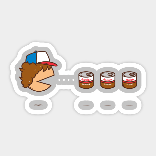 PAC-PUDDING Sticker by krisren28